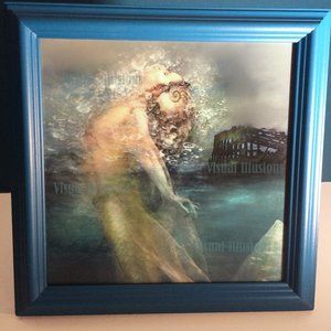 Ancient Sea Goddess Three Listing for print only Metallic 8x8